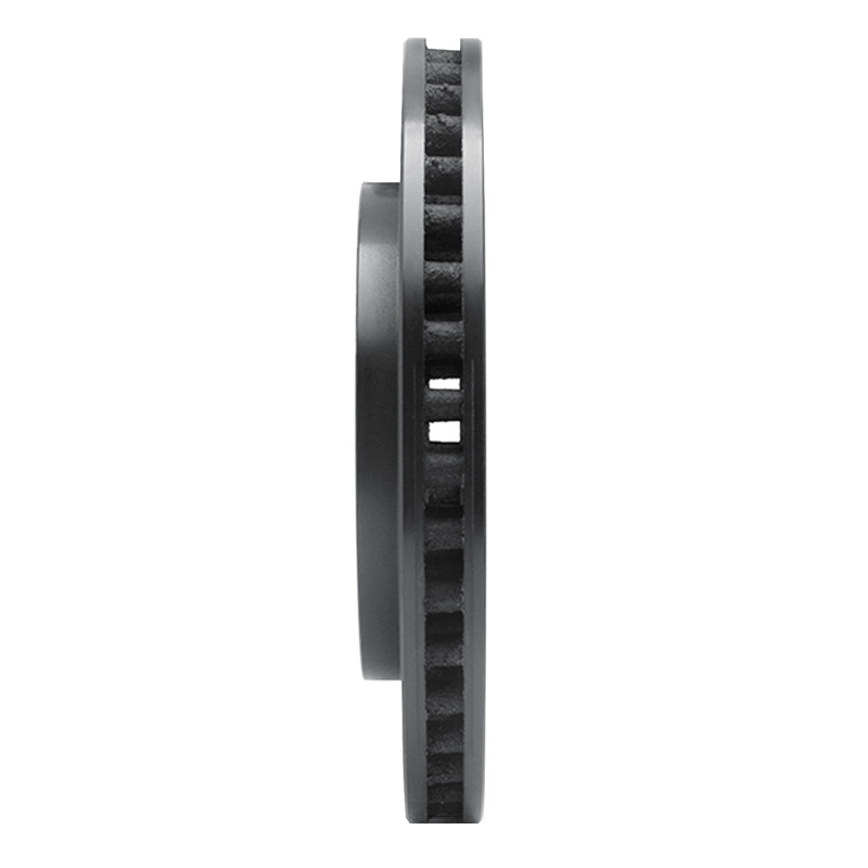 Ford F-250 Brake Rotor (1) - Front Left - R1 Concepts - Drilled & Slotted - Black - `97-`04